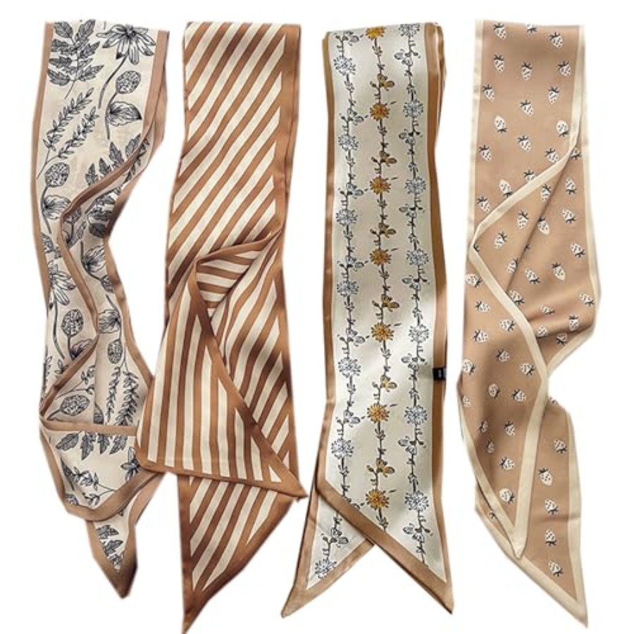 Women'S Accessories Handbags - WENLOOY 4 Pack Purse Scarf Bags