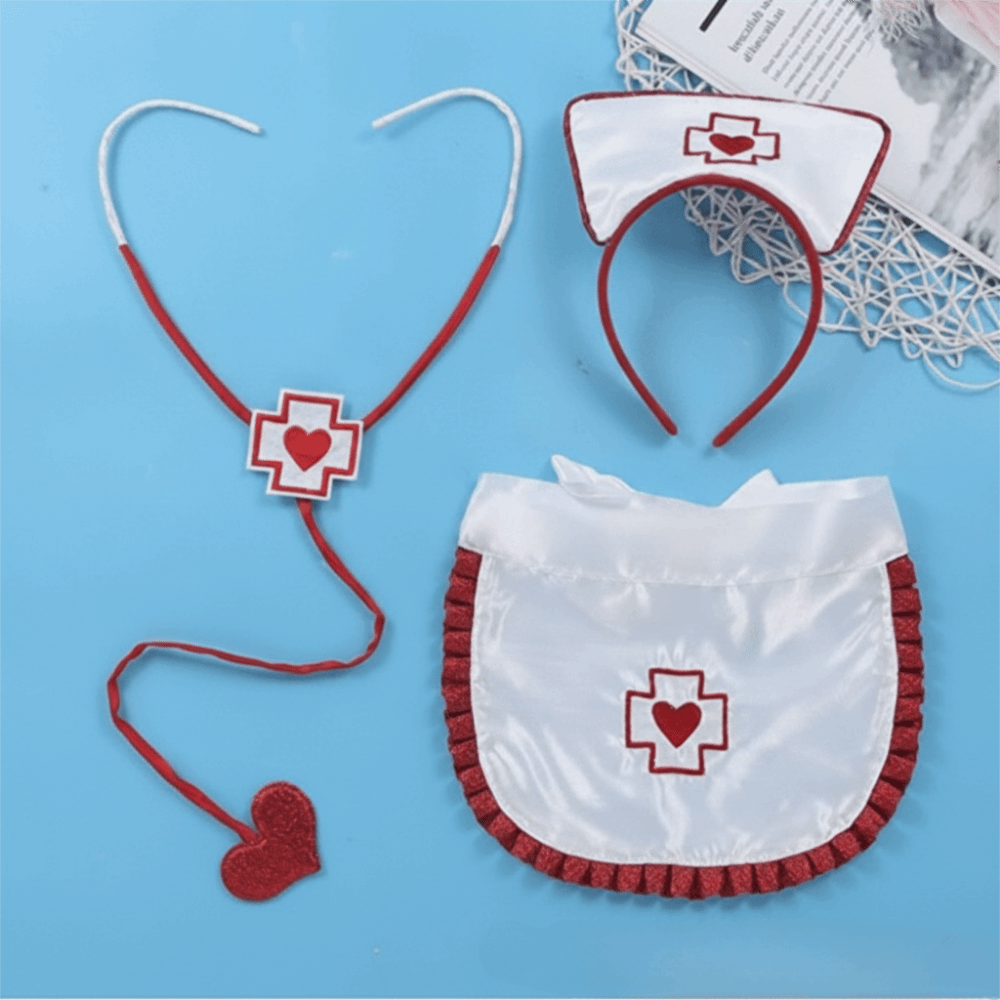 Women Accessories Store - Halloween Nurse Costume Accessories Ruffle Fringe