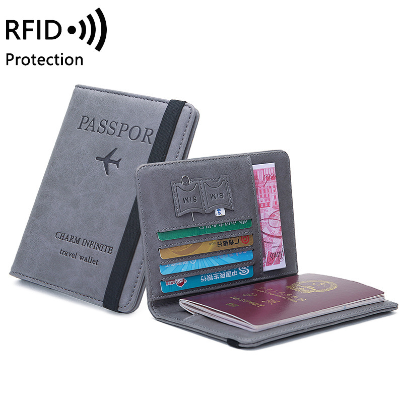 Women'S Accessories Wallet - Unisex PU Leather Passport Holder -