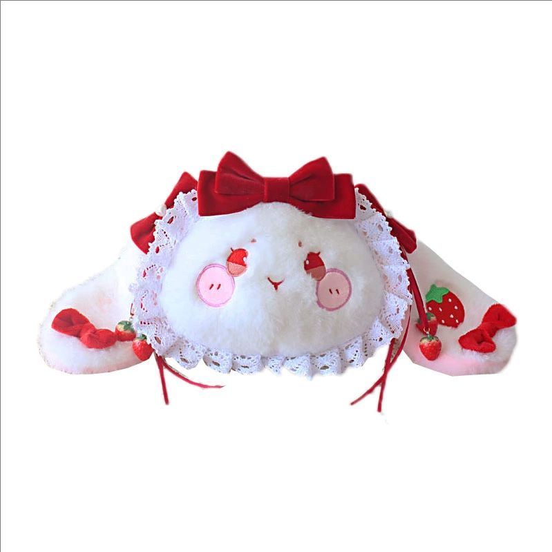 Women'S Ear Accessories - Lolita large-capacity soft girl strawberry rabbit
