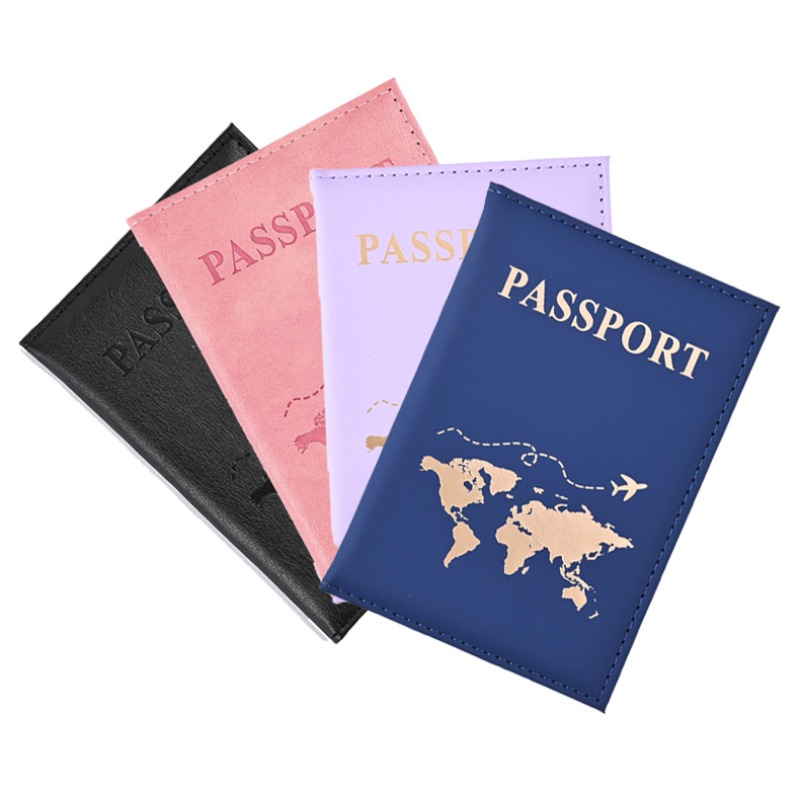 Women'S Accessories Wallet - Fashion Passport Holder with Letter Print