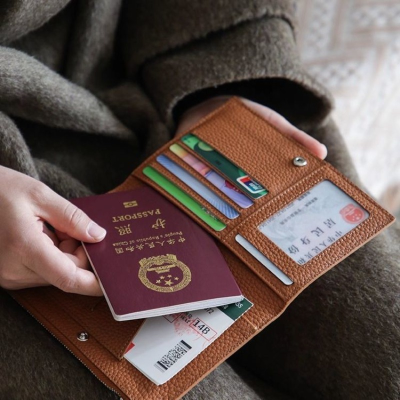 Leather Passport Holder Covers - Women'S Accessories Wallet recension och pris