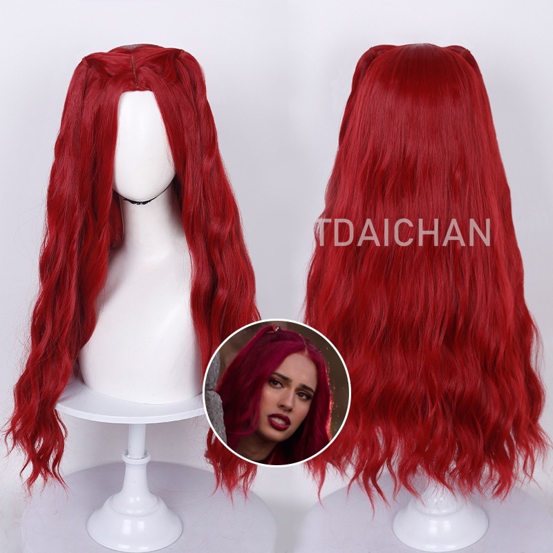 Curly Cosplay Wig Red princess - Women'S Red Accessories recension och pris