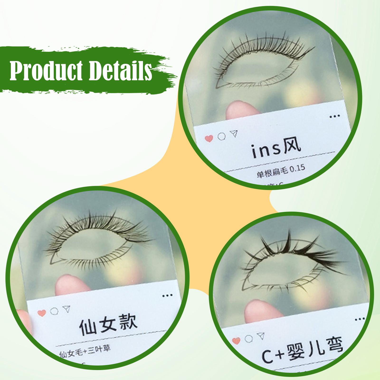 14Pcs Eyelash Effect Cards Eye - Women Accessories Store recension och pris