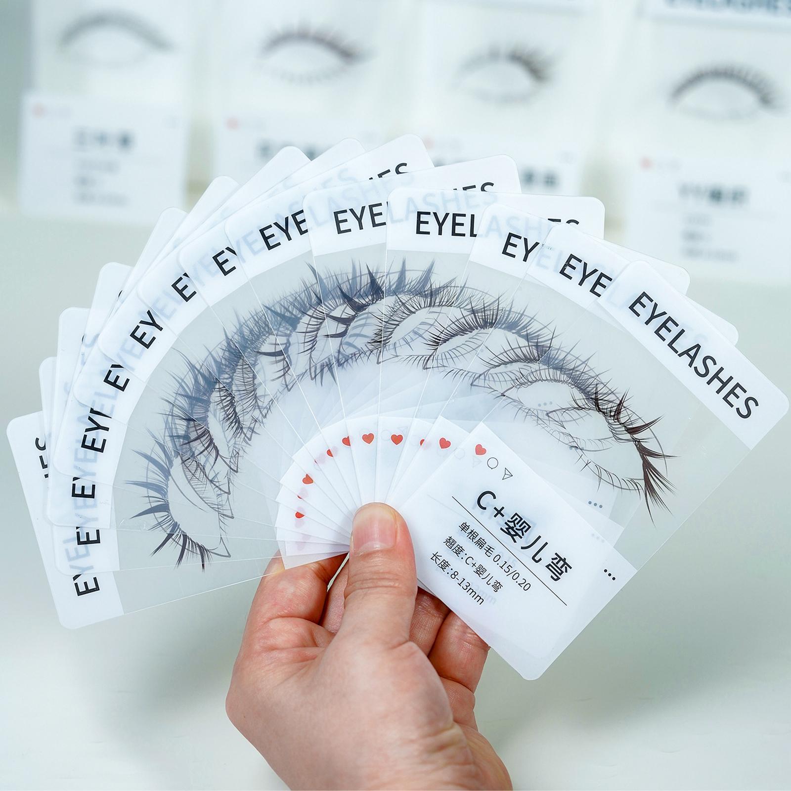 14Pcs Eyelash Effect Cards Eye - Women Accessories Store recension och pris
