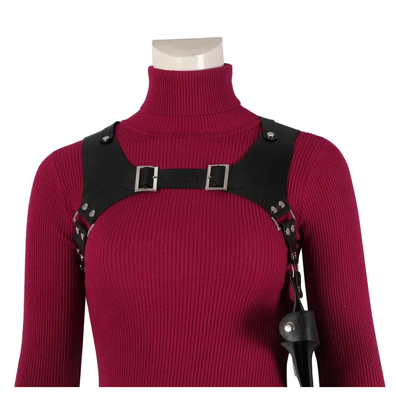 Red Ada Wong costume game COSP - Women'S Red Accessories recension och pris