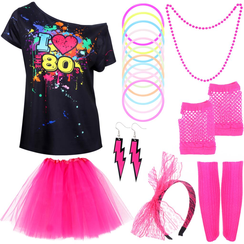 80s Fancy Dress Accessories Re - Women'S Accessories In The 80S recension och pris