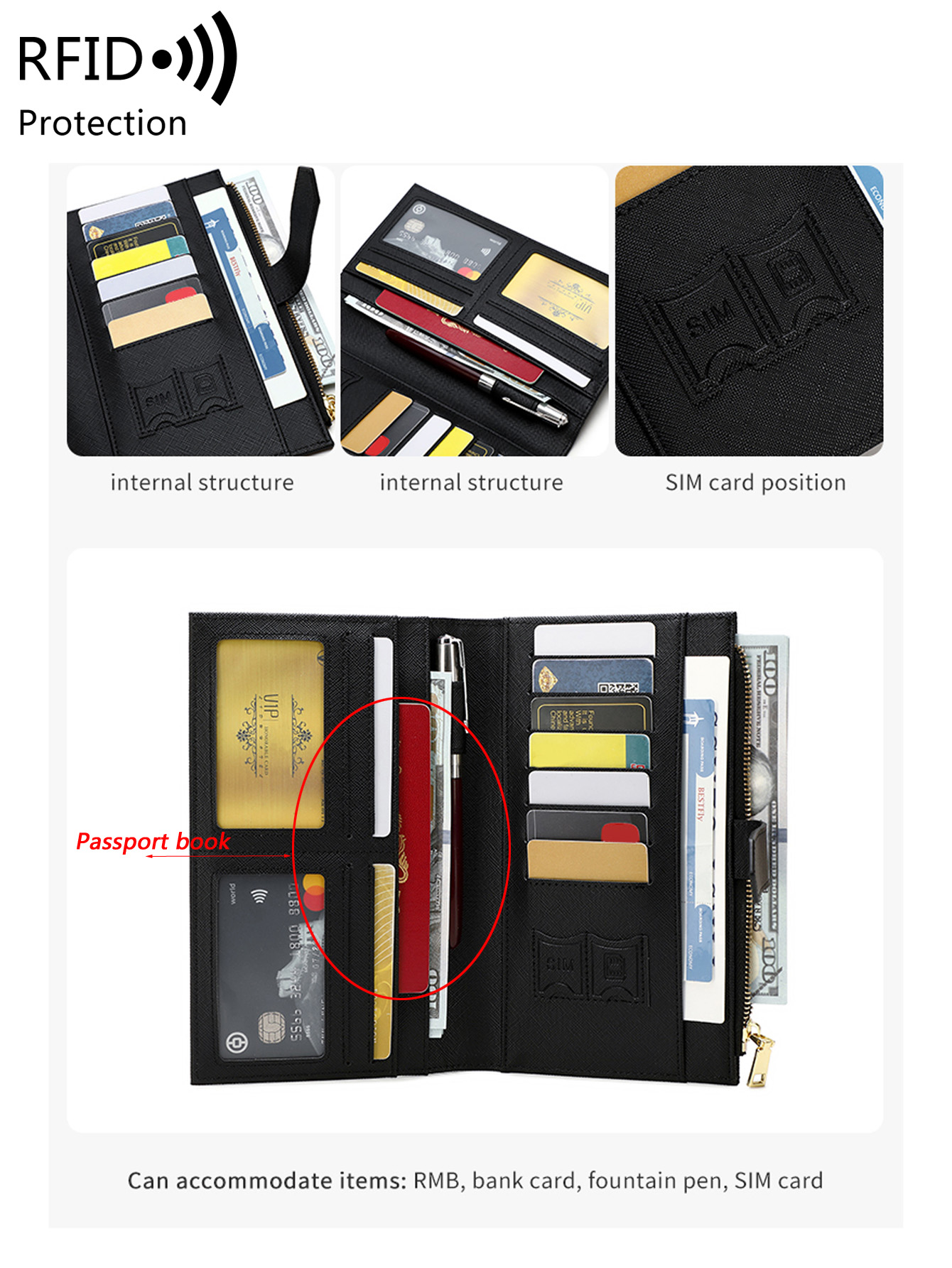 Fashionable PU Leather Airplan - Women'S Accessories Wallet recension och pris