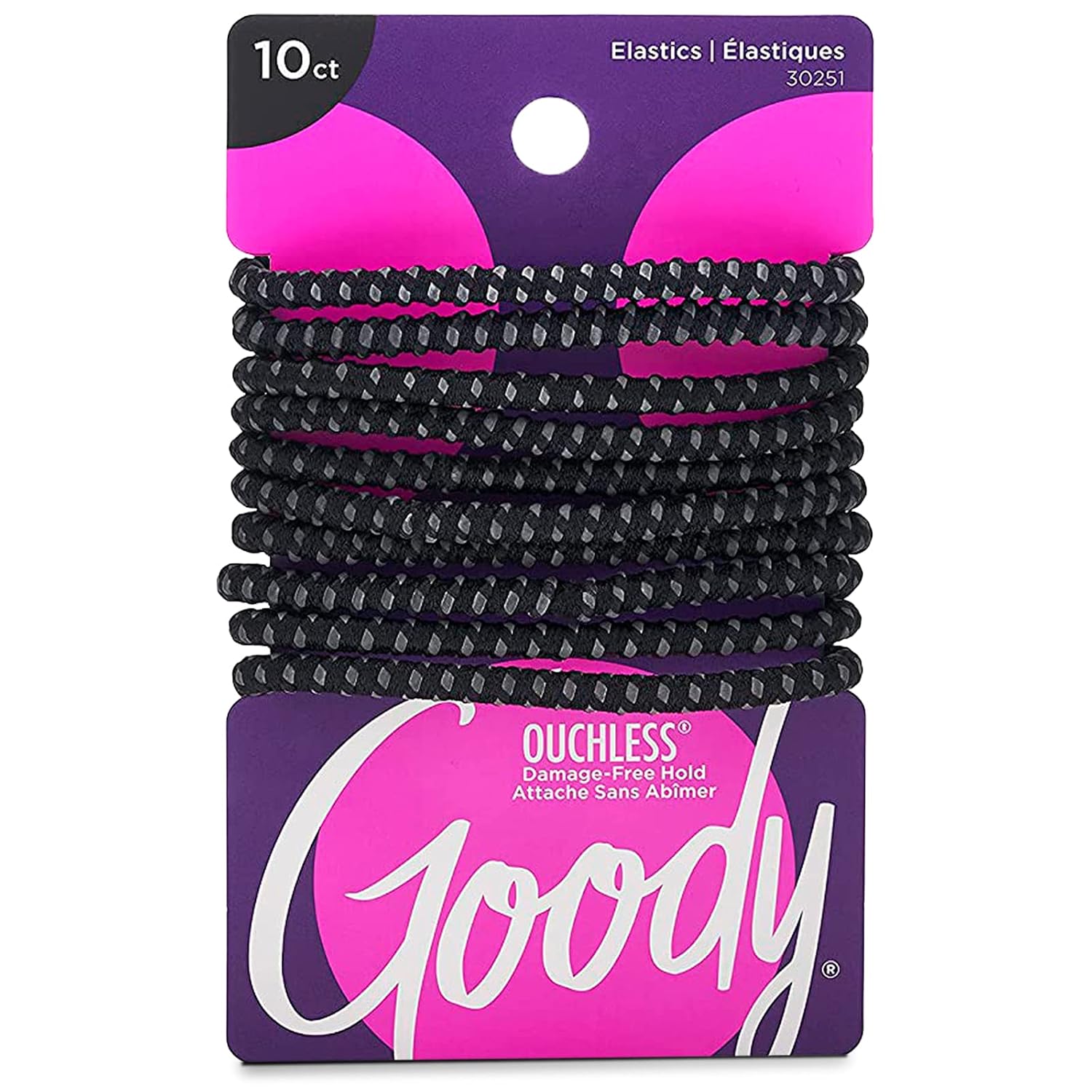 No Slip Hair Ties 10 Ct Black  - Women Accessories Images recension och pris