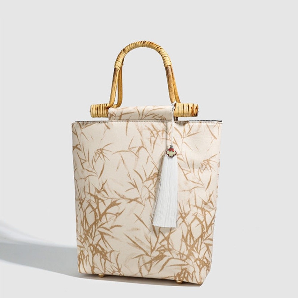 Canvas Jacquard Tote Bag Bambo - Women'S Accessories Handbags recension och pris
