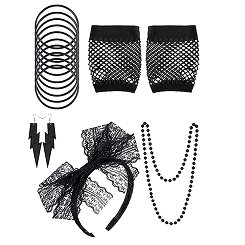 Classic-80S Fancy Dress Costum - Women'S Accessories In The 80S recension och pris