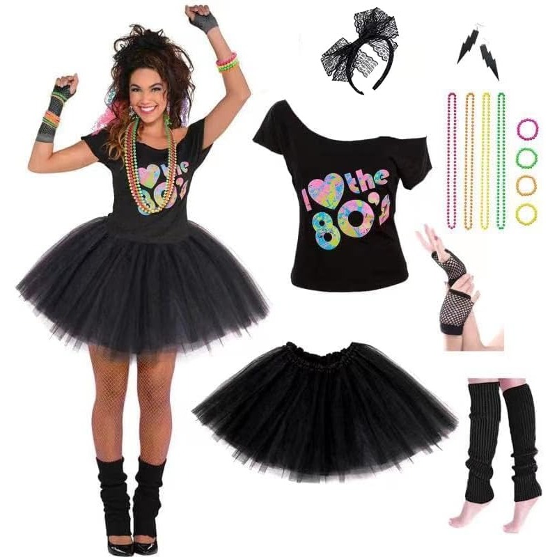 Women's 80s Costumes with Acce - Women'S Accessories In The 80S recension och pris