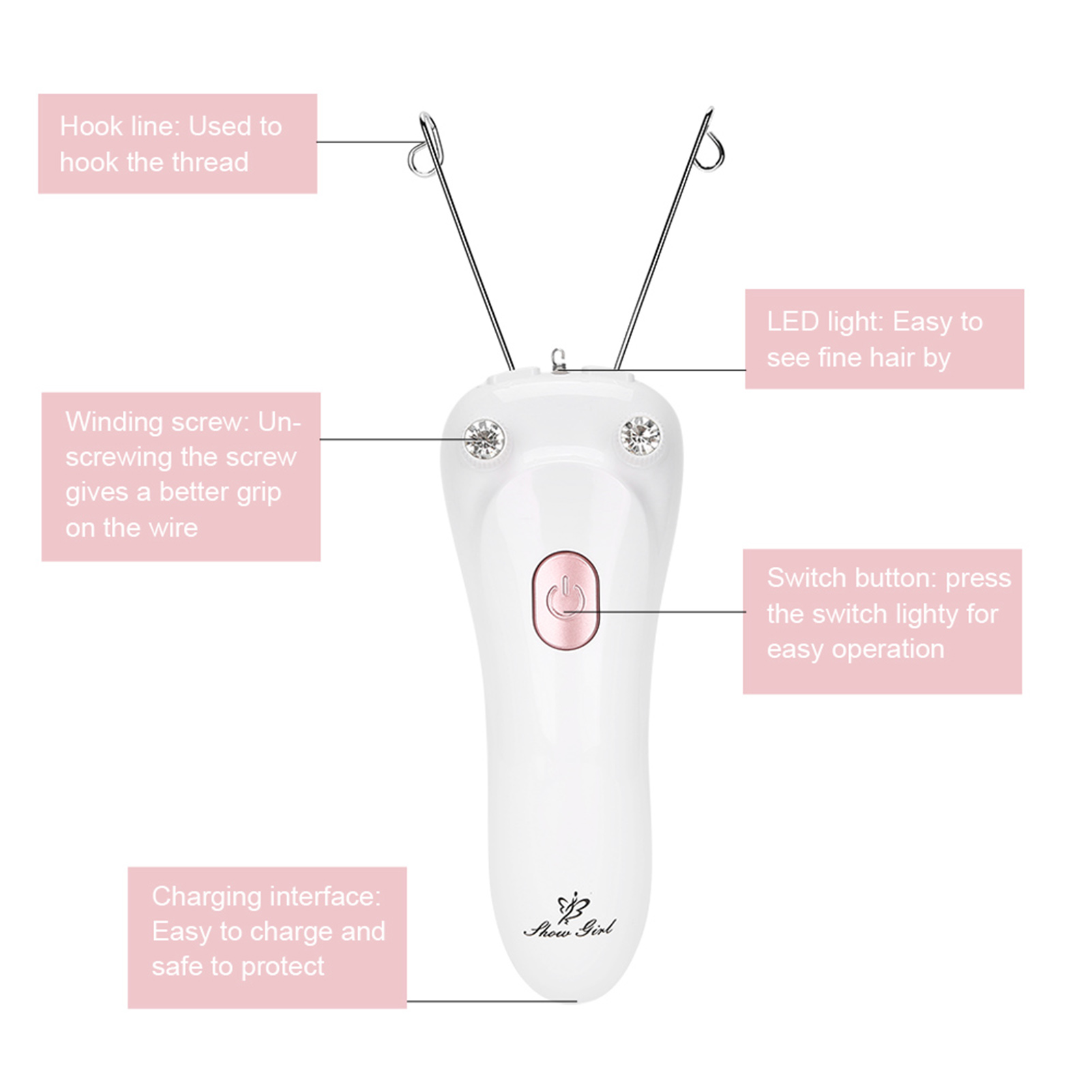 Electric Threading Epilator Hi - Women Accessories Clearance recension och pris