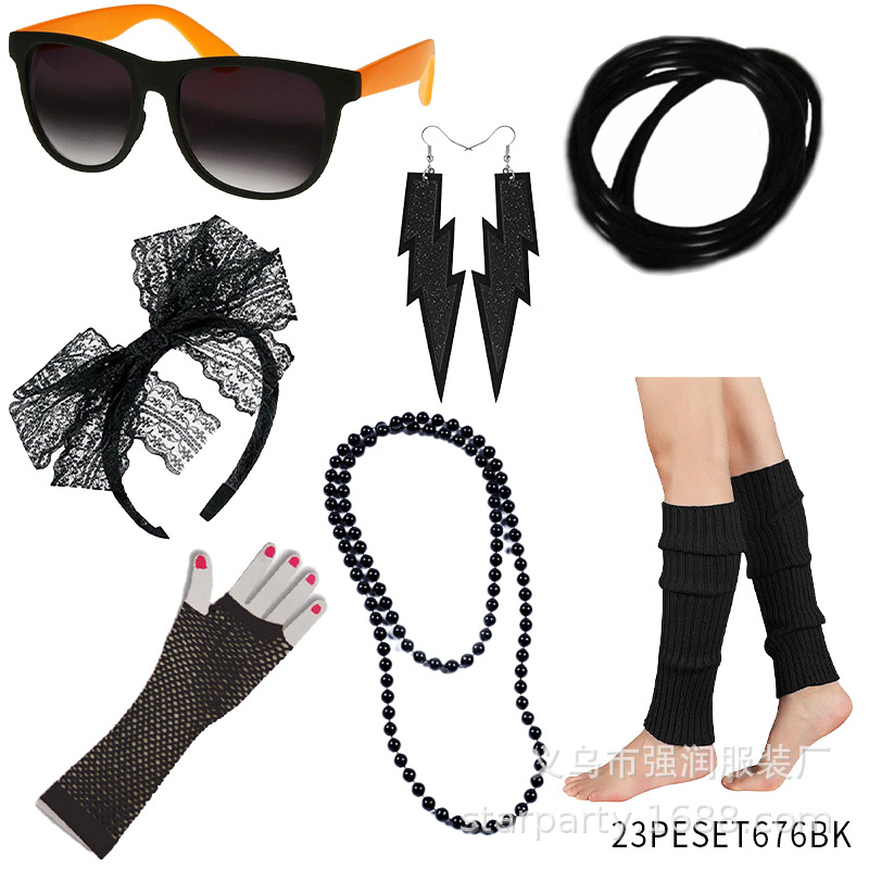 80s Fancy Party Costume Access - Women'S Accessories In The 80S recension och pris