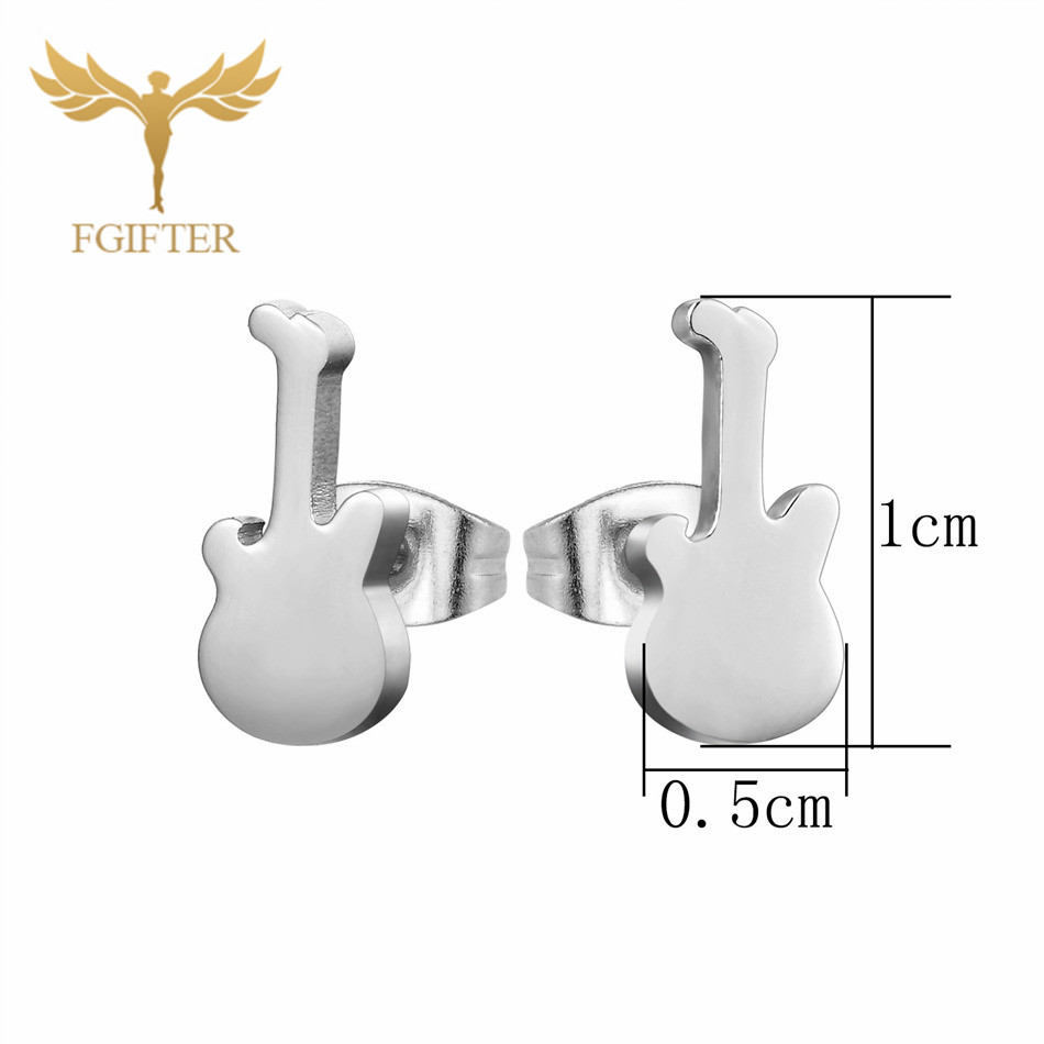 12 Pairs Music Guitar Earrings - Women Accessories Store recension och pris