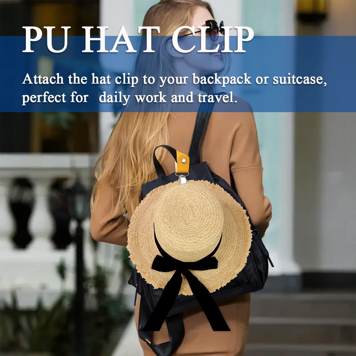 PU Leather Hat Clip for Travel - Women'S Accessories Handbags recension och pris