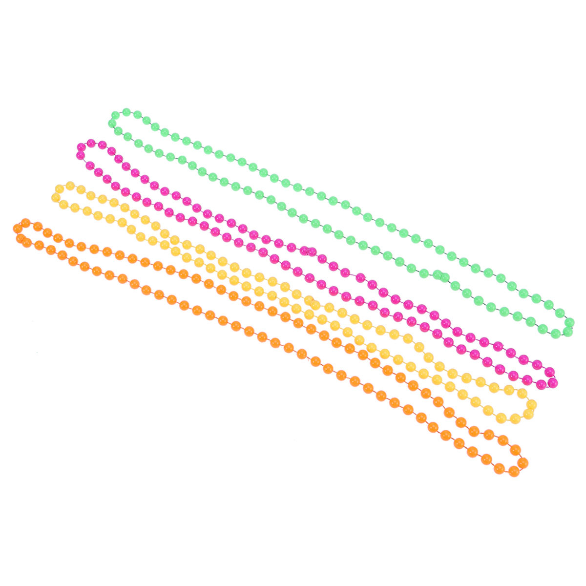 4Pcs Plastic Bead Necklace Wom - Women'S Accessories In The 80S recension och pris